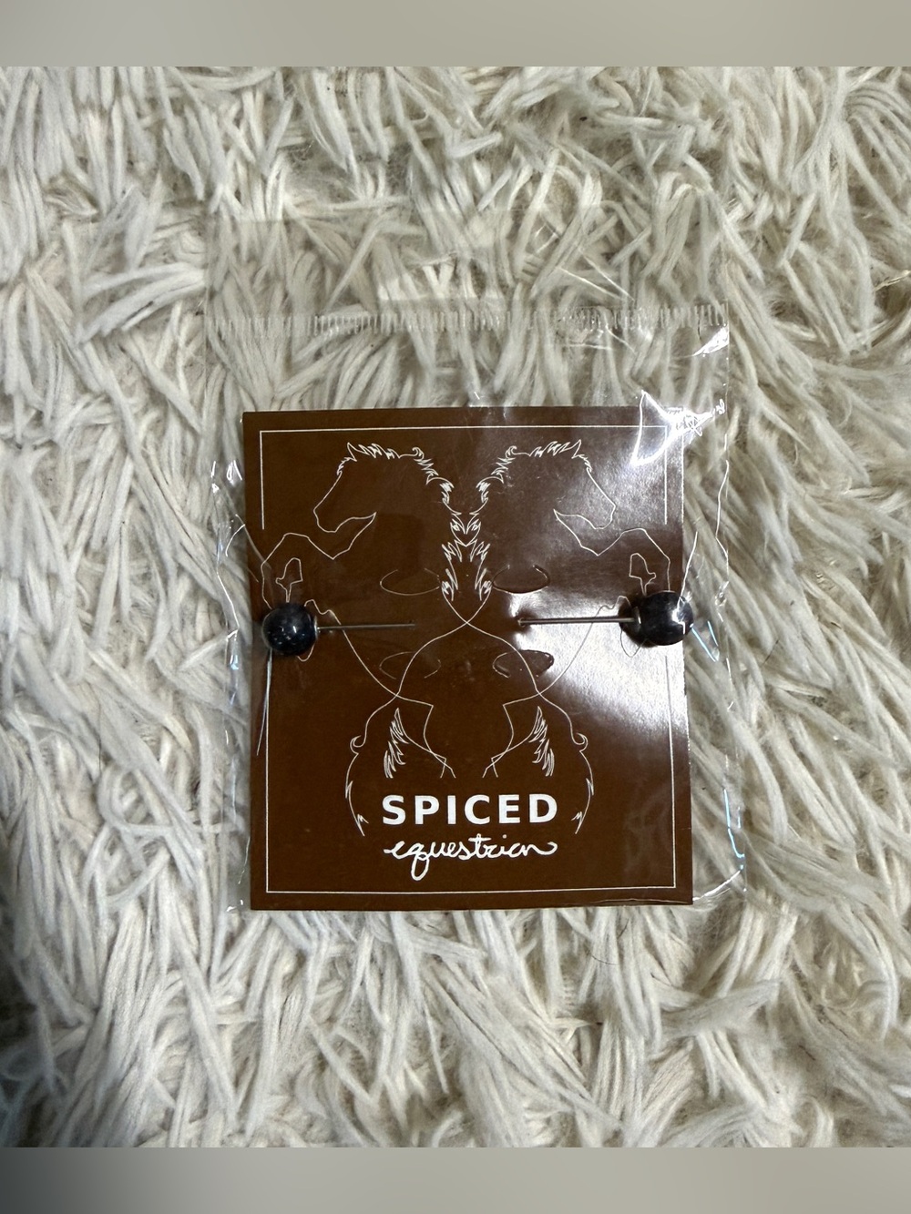 New Black Spiced Equestrian Aspire English Horseback Riding Stock Pin